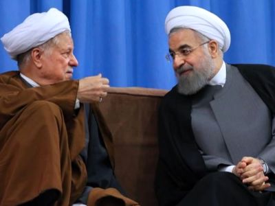 عکس / سفر به تاریخ؛ «حسن روحانی و هاشمی رفسنجانی» با لباس نظامی در کنار «شهید صیاد شیرازی»