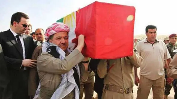 پوشاندن تابوت جلال طالبانی با پرچم کردستان عراق نقشه چه کسی بود؟