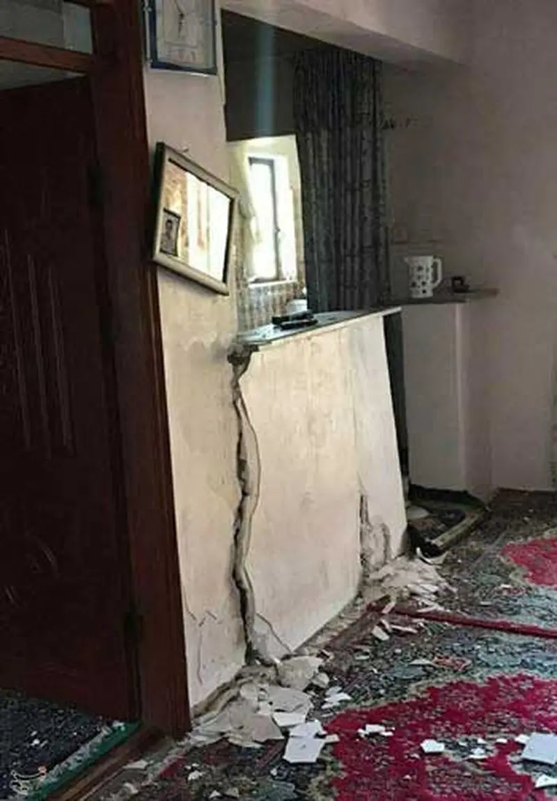 تصاویری از خسارت‌ زلزله ۵.۱ریشتری در رامیان