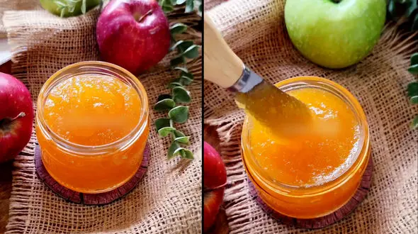 مارمالاد سیب خونگی + فیلم