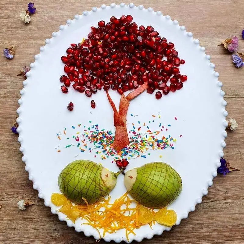 تزیین انار دون شده | ایده های خلاقانه ساده و جذاب تزیین انار دون شده برای شب یلدا و مدرسه ۱۴۰۴ که میتونی ازش کلی ایده بگیری!