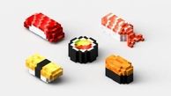سوشی با چاپ سه بعدی با استفاده از فناوری منحصر به فرد