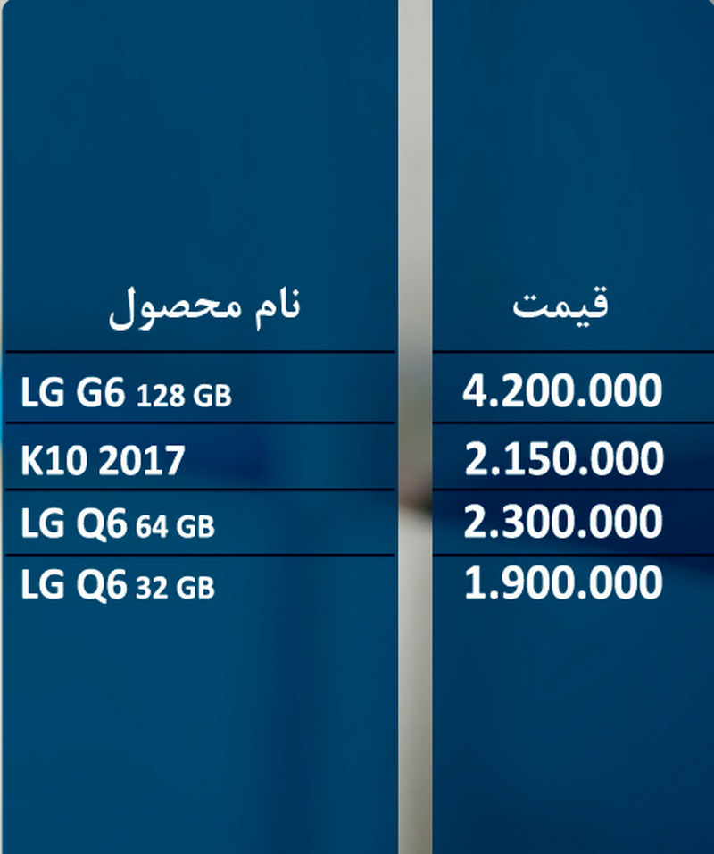 قیمت گوشی 24 فروردین