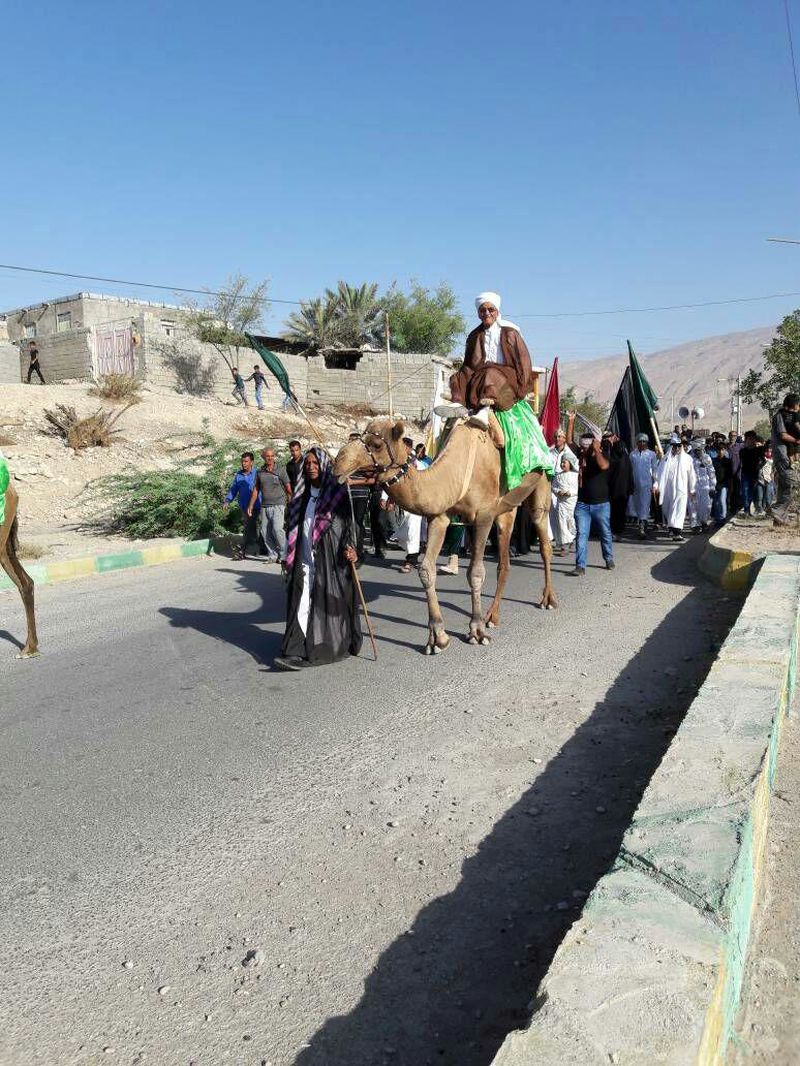 حرکت نمادین کاروان امام حسین(ع) به سمت کربلا