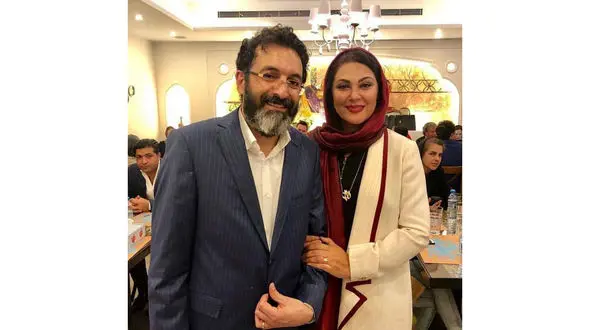 عکس دیده نشده از لاله اسکندری و همسرش در افتتاحیه رستوران شان +عکس