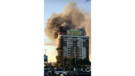 عکس آتش سوزی برج رامیلا چالوس / ساعتی پیش رخ داد 