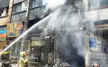 فیلم آتش سوزی بزرگ در اندرزگو تهران / دود سیاه آسمان بالای شهر تهران را گرفت