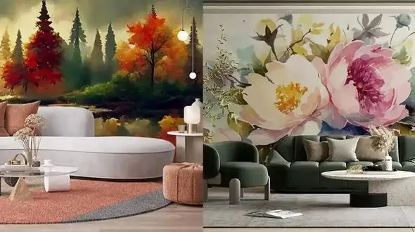 زیباترین مدل‌ های کاغذ دیواری اتاق؛ ترندهای امسال + جدیدترین طرح‌ ها