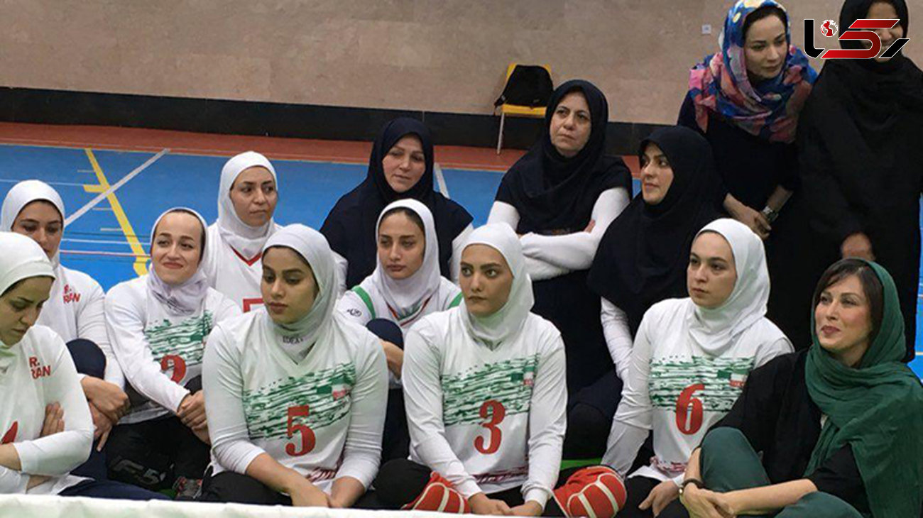 حضور دو بازیگر مشهور در اردوی دختران ملى‌پوش ‎والیبال نشسته ایران +عکس