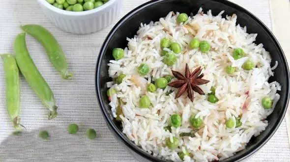 زیره پلو با نخودفرنگی غذایی مخصوص لاغرها+دستور پخت