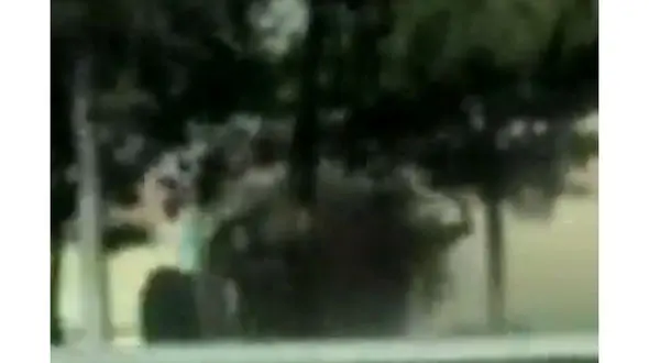 فیلم حرکت راننده تریلی مشهدی خلاف جهت مسیر خیابان