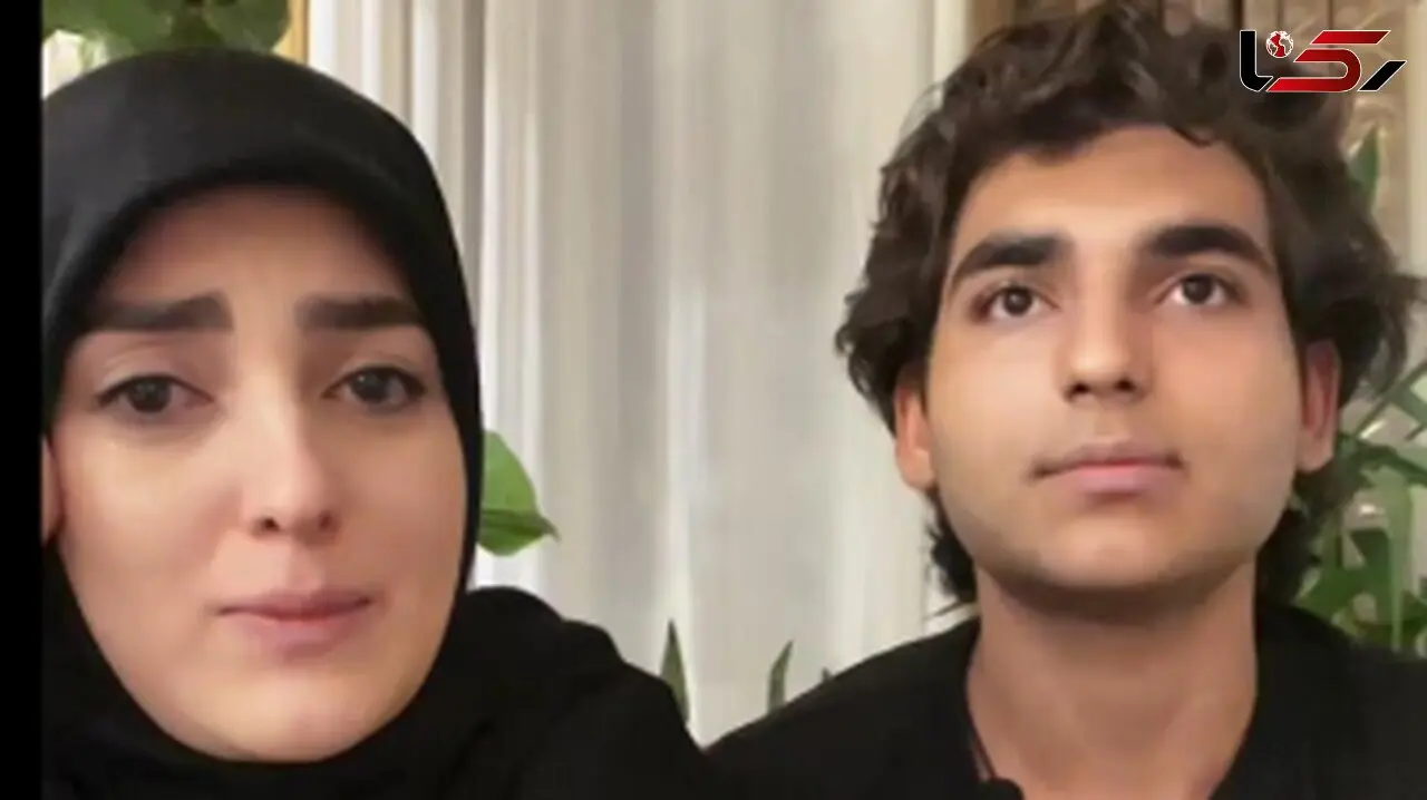 فیلم/اصابت ترکش‌های رژیم جنایت‌کار صهیونیستی به منزل ستاره سادات قطبی و همسرش، شهرام شکیبا/ فقط غمی که تو چشمای پسراشه