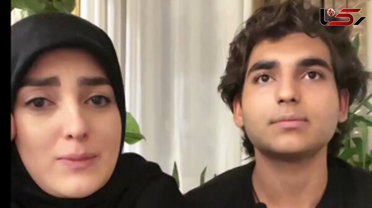 فیلم/اصابت ترکشهای رژیم جنایتکار صهیونیستی به منزل ستاره سادات قطبی و همسرش، شهرام شکیبا/ فقط غمی که تو چشمای پسراشه