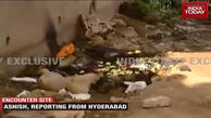 فیلم جسد سوخته یک زن که بعد آزار شیطانی در زیر پل حیدرآباد + فیلم / هند