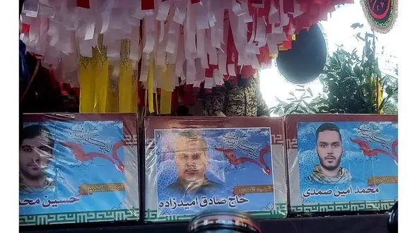 پیکر مطهر سه شهید اقدام تروریستی رژیم صهیونیستی تشییع شد