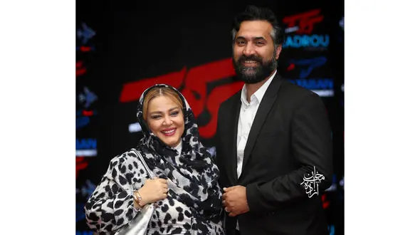 بهاره رهنما با تیپ جدید در کنار همسرش+عکس