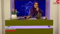 وحشت عجیب خانم مجری ایرانی در برنامه زنده تلویزیون+فیلم
