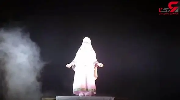 پشت صحنه تمرینات کوچک ترین بازیگر نمایش " رسول "+فیلم