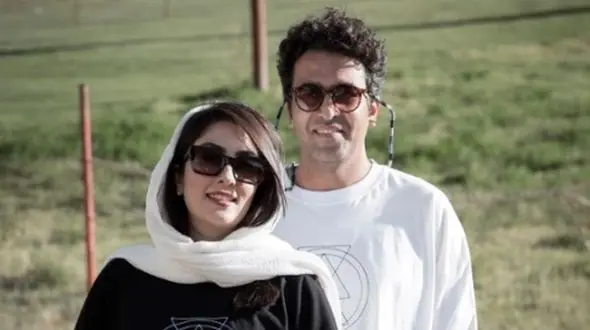 ست زیبای الهام طهموری بازیگر سریال وارش با همسرش / چقدر به هم میان و شیک شدند !+ عکس