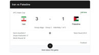 فیلم گل اول تیم ملی فلسطین به ایران / اشتباه بزرگ خط دفاعی ایران درس بزرگ برای قلعه نوعی