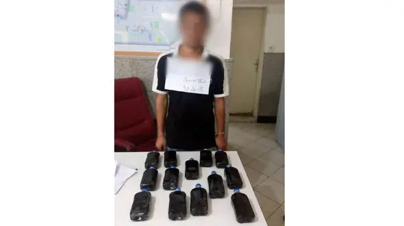 حمل 9 کیلوگرم تریاک توسط راننده تاکسی اینترنتی