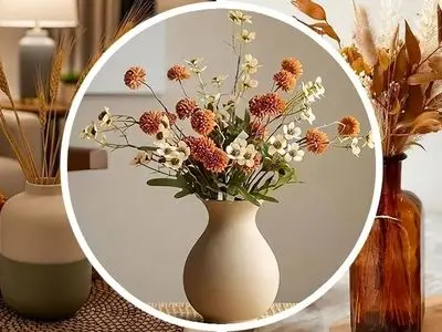 مدل های جدید گل خشک تزئینی؛ زیبایی با دم روباهی و یولاف