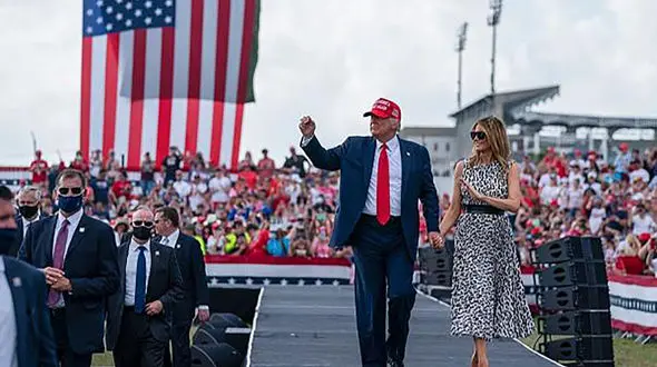 ترامپ شب انتخابات در کاخ سفید پارتی می گیرد + جزئیات