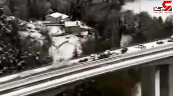 قطع برق ۱۱۰ هزار خانه در فرانسه به دلیل بارش برف + فیلم