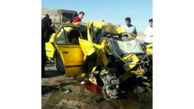 تصادف خونین تاکسی سمند و کشته شدن 2 کودک و 4 بزرگسال +عکس 