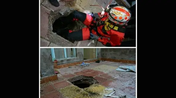 سقوط مرگبار پیرزن تبریزی به چاه فاضلاب + عکس 