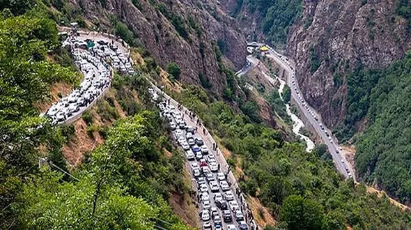 خبر عجیب از جاده چالوس 