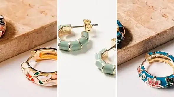 گوشواره‌ های میناکاری شیک: انتخابی خاص برای استایل مدرن و سنتی