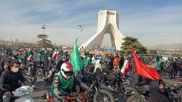 فیلم و عکس های راهپیمایی 22 بهمن 99