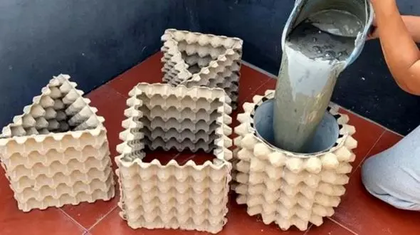 فیلم/ گلدان نخرید؛ با شانه تخم مرغ زیباترش را در خانه بسازید 