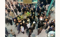 مراسم تشییع حجت الاسلام محتشمی‌پور در حسینیه جماران برگزارشد