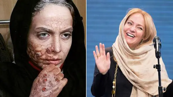 عکس مهناز افشار بازیگر مشهور ایرانی با گریم زامبی