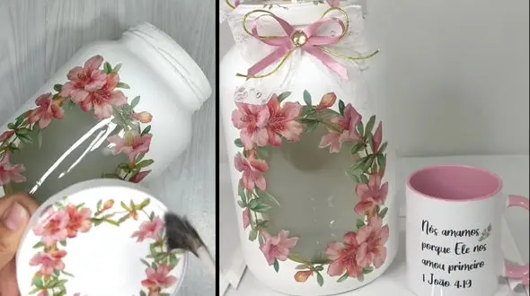 رنگ کردن شیشه خالی / فیلم 