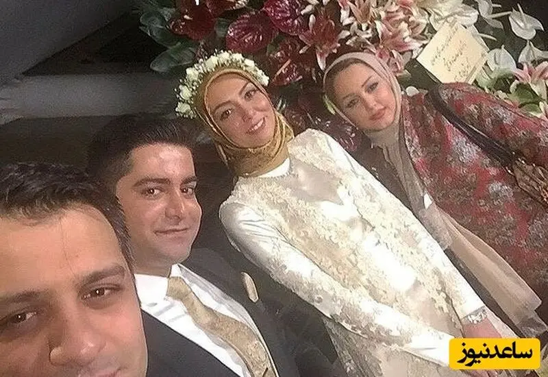 آزاده نامداری با استایل و لباس متفاوت در عروسی دومش