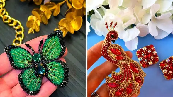 15 مدل سنجاق سینه جواهردوزی برای داشتن استایلی خاص و شیک