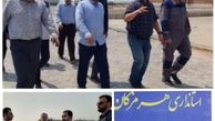 پیگیری و بازدیدهای میدانی استاندار اصفهان از محل احداث آبگیر اختصاصی اصفهان در دریای عمان