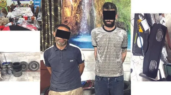 فرار پلنگ مشهد از زیر آتش شلیک پلیس + عکس 2 مرد که تبهکارند