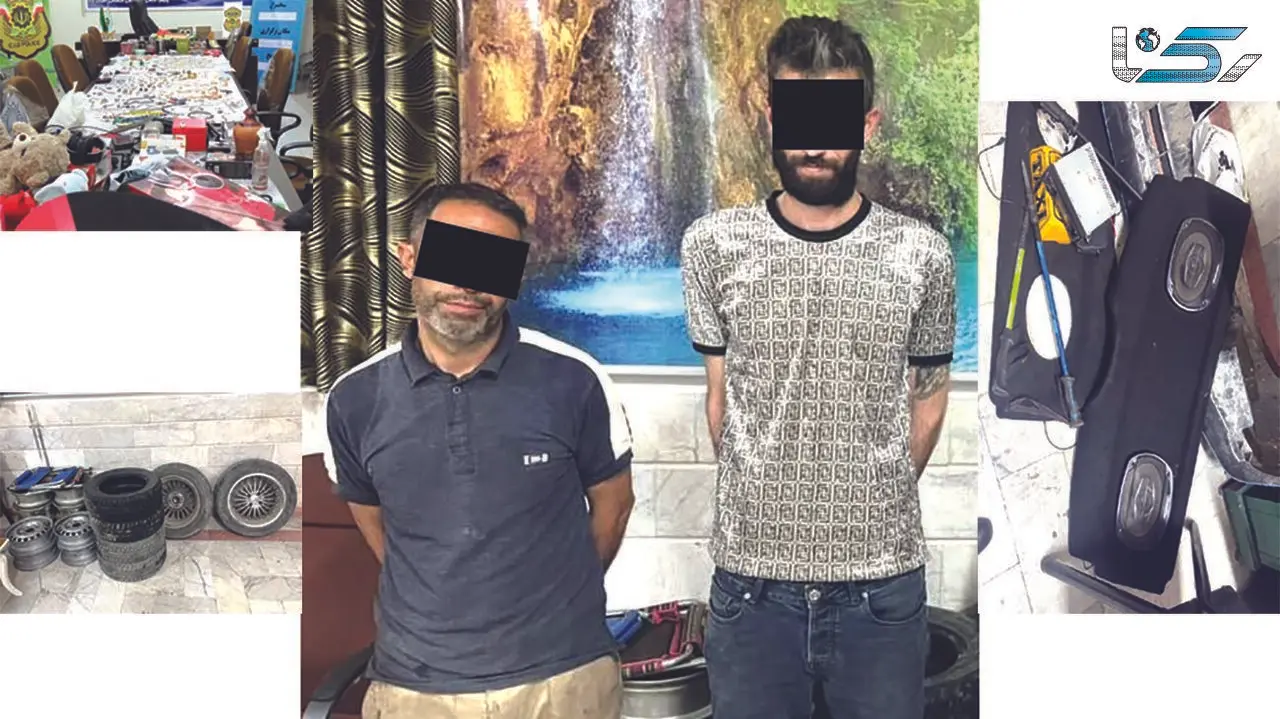 فرار پلنگ مشهد از زیر آتش شلیک پلیس + عکس 2 مرد که تبهکارند