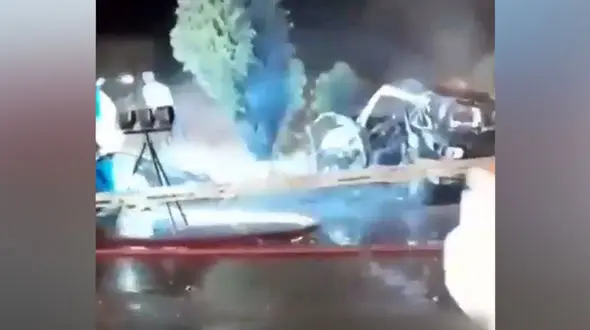 کورس مرگبار شبانه / خانواده های 3 خودرو داغدار شدند+ فیلم صحنه مرگ