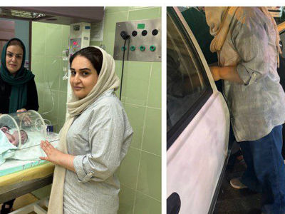 نجات جان مادر و نوزاد با زایمان اضطراری در خیابان مرند