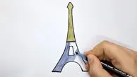 فیلم آموزش مرحله به مرحله نقاشی برج