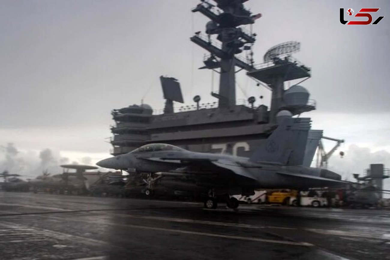 American navy aircraft carrier enters South China Sea