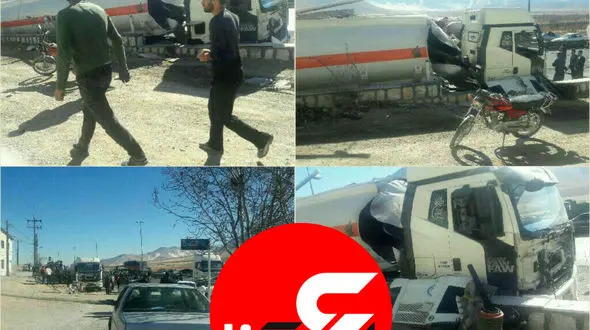 انفجار مرگبار تانکر سوخت در اراک + عکس 