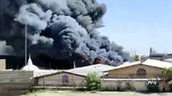 فیلم آتش سوزی هولناک در کارخانه تشک پردیس 