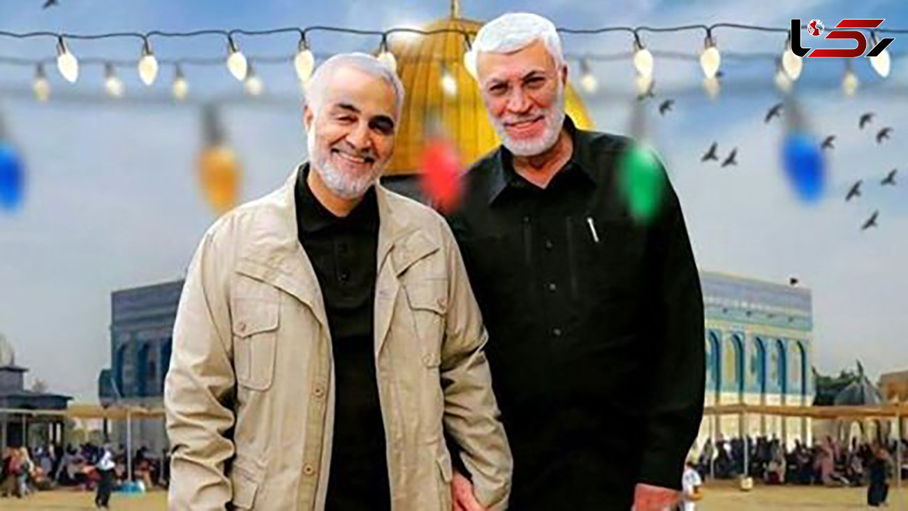 ترند شدن هشتگ‌های سردار سلیمانی و ابومهدی المهندس در عراق 