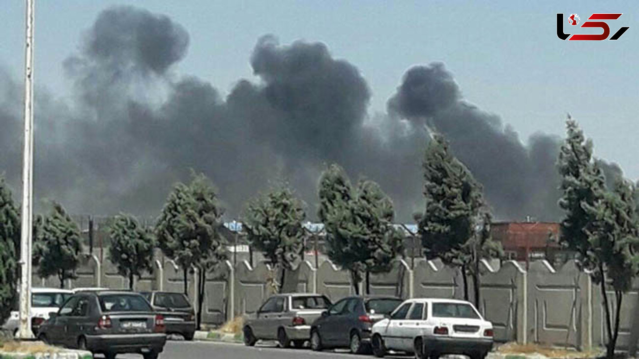 آتش‌سوزی در انبار لوله خیابان طرحچی مشهد